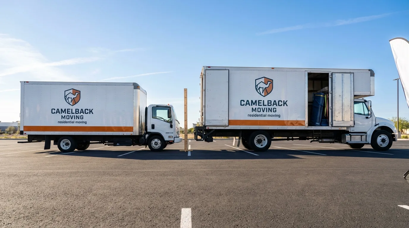 Moving truck size capacity guide in Peabody